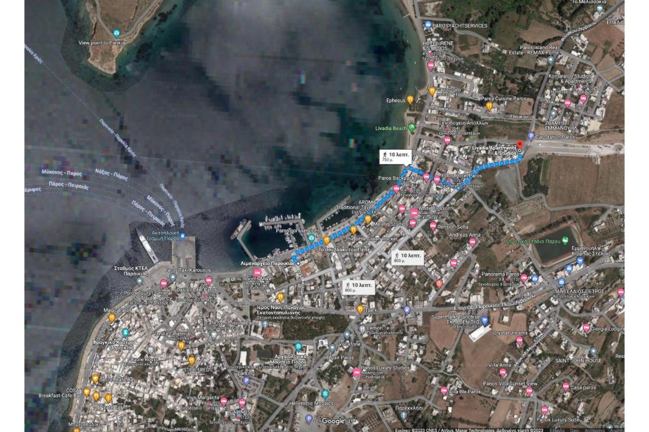 Livadia Seaside Studios 8 ปาริเกีย ภายนอก รูปภาพ